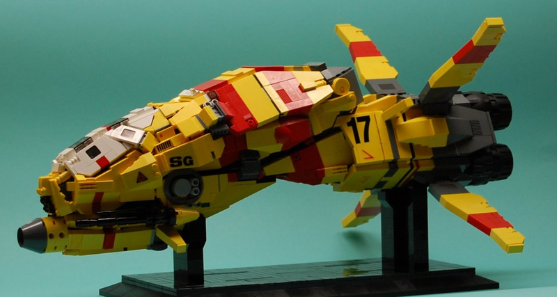 Illustration for article titled LEGO Homeworld Ships Are Works Of Art